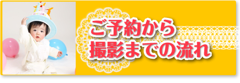 ご予約から撮影までの流れ